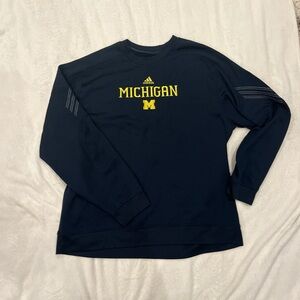 Adidas Michigan Navy Blue Sweatshirt